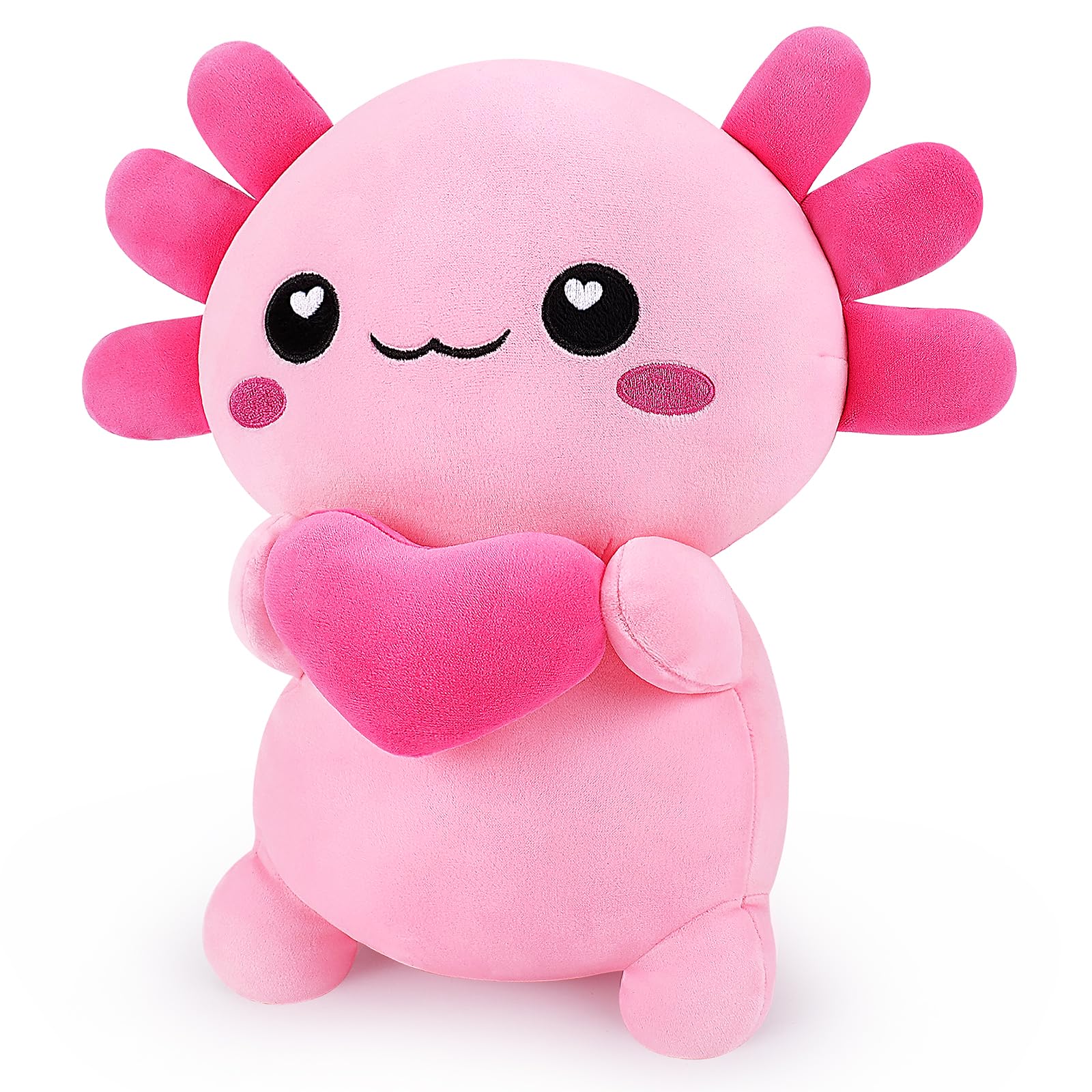 Achwishap Axolotl Plush,Axolotl Stuffed Animal Plush Toys,14    Salamander Plushies,Cute Plushies Soft Newt Plushy Kawaii Plushi